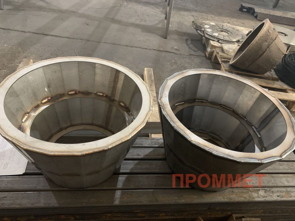 Конус пиллетный котел - изготовление деталей из металла